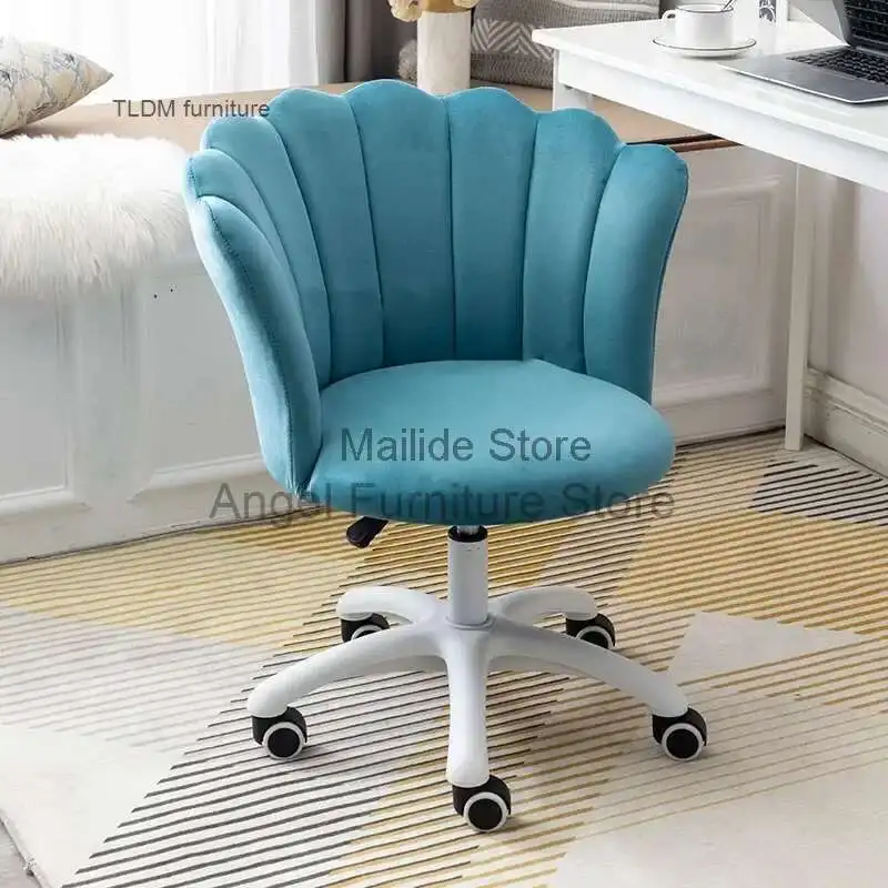 

Modern Wheel Office Chairs light luxury office Furniture Home fabric Lifting Swivel Computer Chair Nordic Creative Gaming Chair