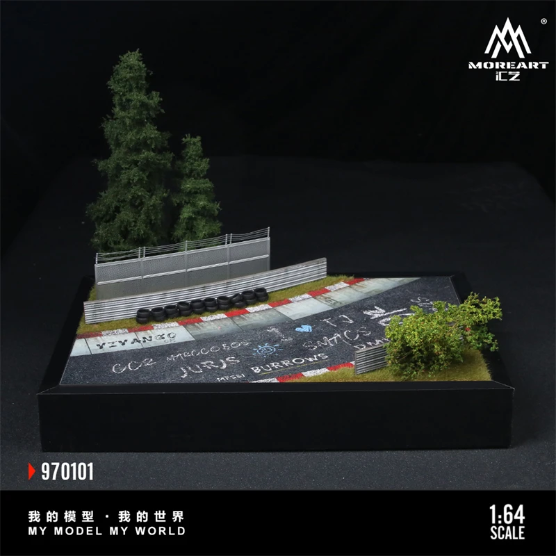 

Препродажа MoreArt 1:64 NURBURGRING TRAGK O1 МОДЕЛЬ Диорама