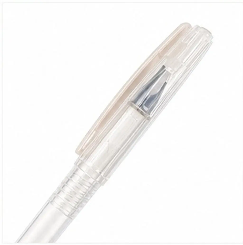 10Pcs Empty Plastic Empty Gel Pen Shells Refillable Holder For Office Desk Stationery School Transparent Erasable