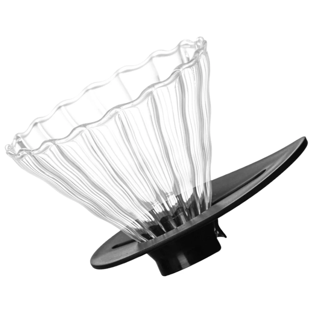 

1pc Reusable Coffee Filter Funnel Dripper Portable Holder Plastic Cup Stand Daily Use Cone Small Household Accessory