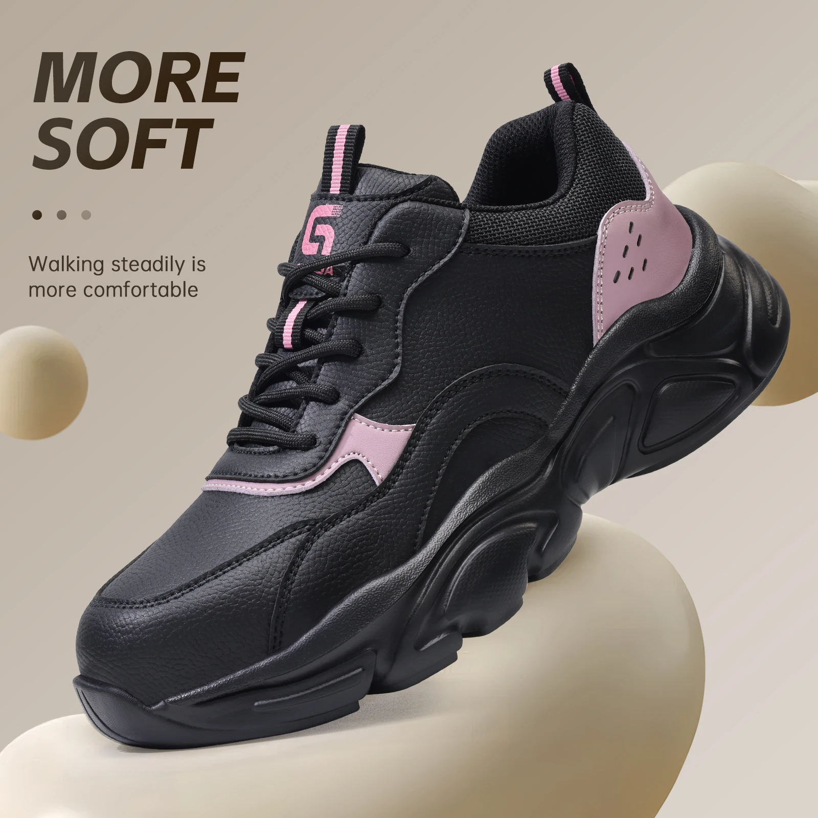 

Мужские рабочие ботинки GUYISA с защитой от зацеплений и проколов, с резинопластиковой подошвой и легким дизайном