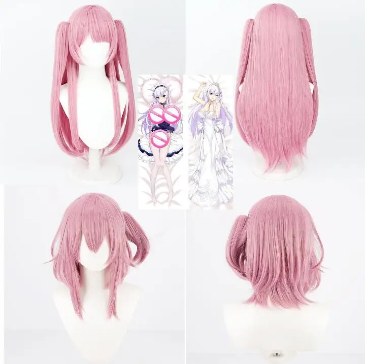 Rosemi Lovelock Cosplay Wig Obsydia Cosplay Wig Pink Heat Resistant Hair Thornyboys Wigs Dakimakura Pillow Case Pillow Cover