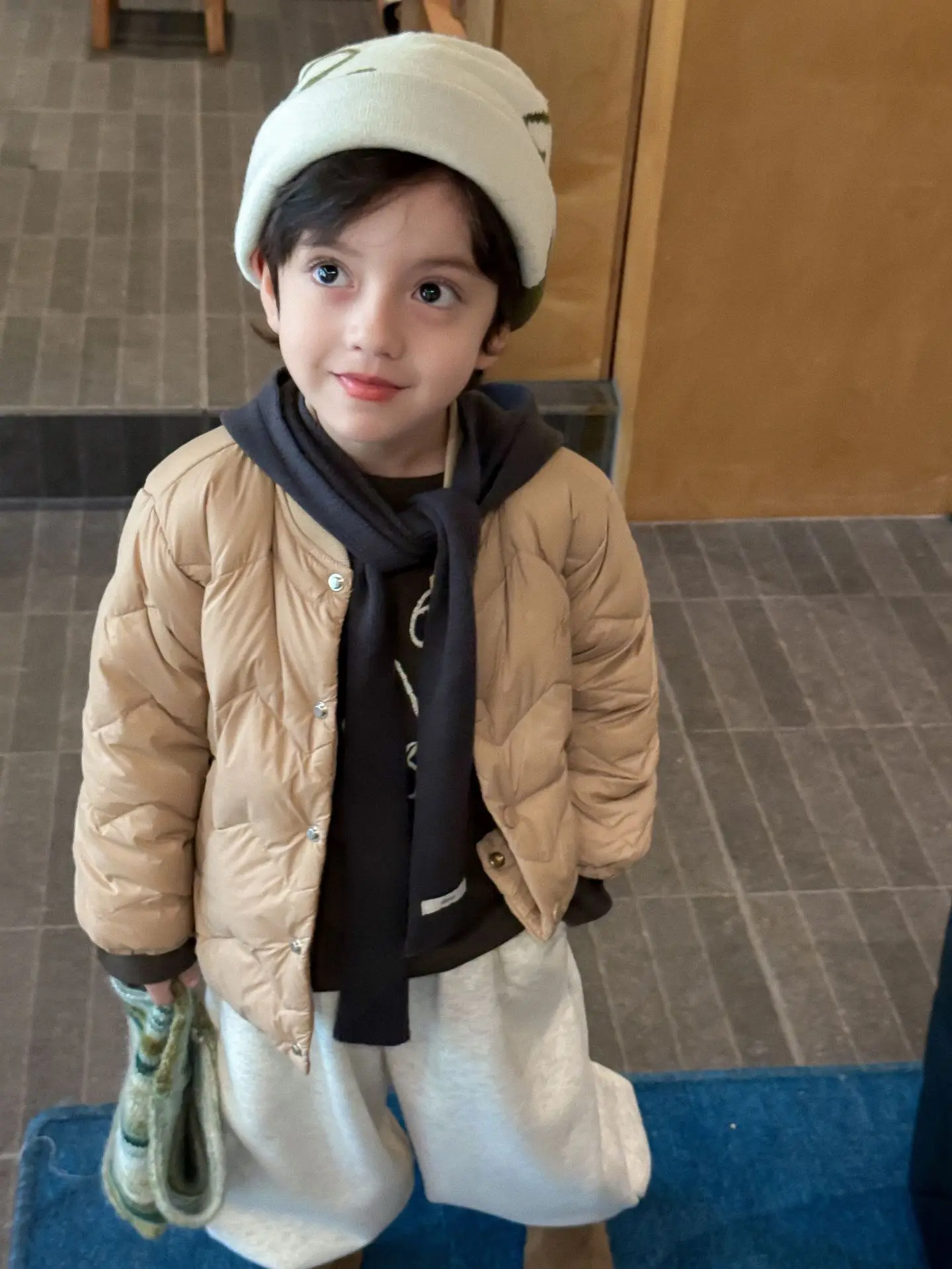 

UNITIM 2025 Winter Toddler Boy Down Jacket Ins Thin 90% White Duck Kids Baby Girls Down Coat Waterproof Children 3-8Y Boy Jacket