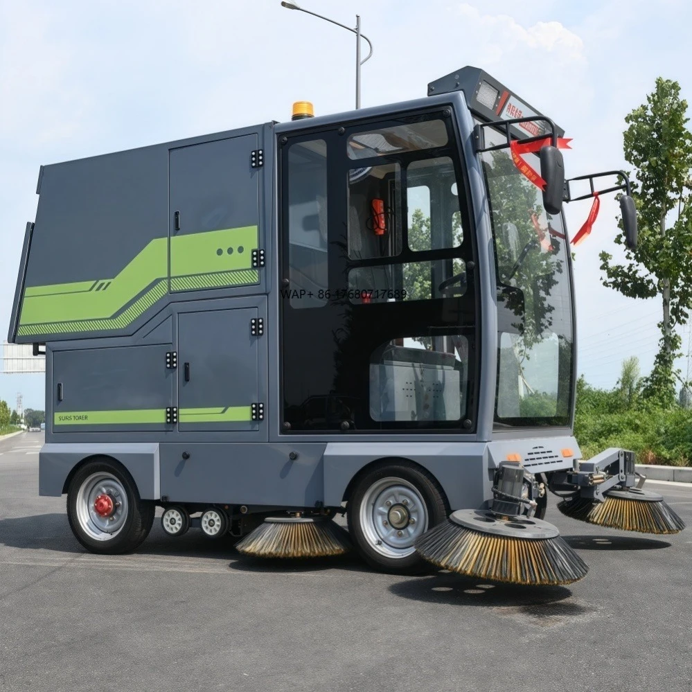 Machine de nettoyage industrielle balayeuse électrique machine de nettoyage commerciale machine de nettoyage alimentée par batterie