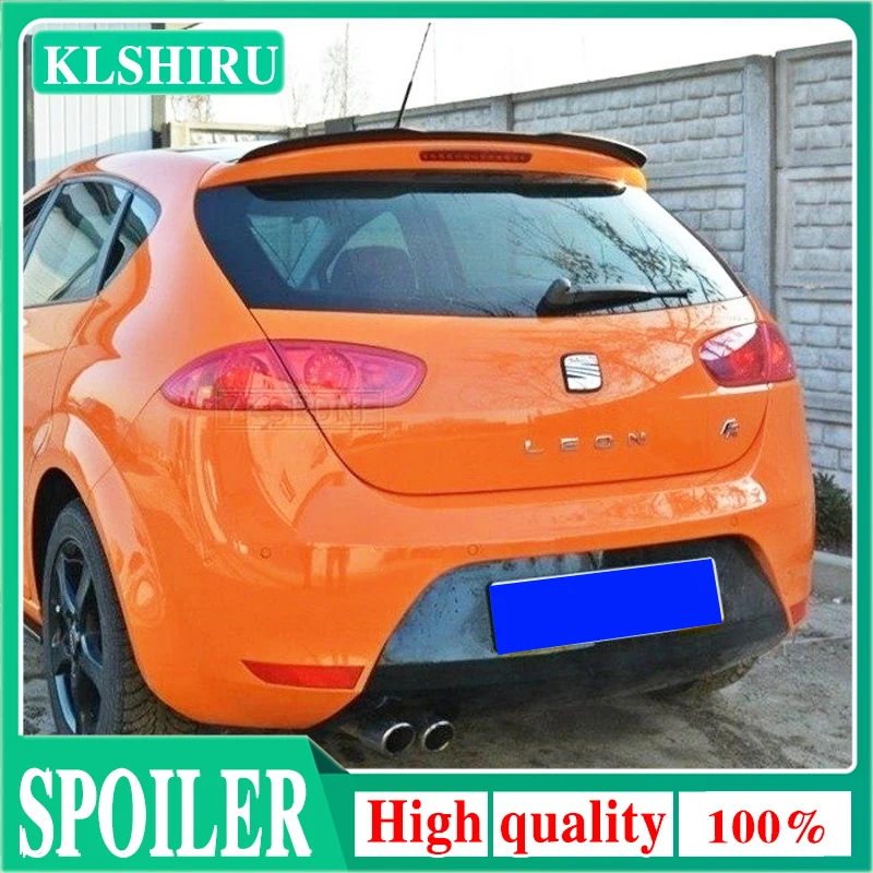 For Volkswagen VW Seat LEON 2000-2020 3Door/5Doors For 1P MK2 5F Car Tail Wing Decoration ABS Hatchback Spoiler Car Lip Spoiler