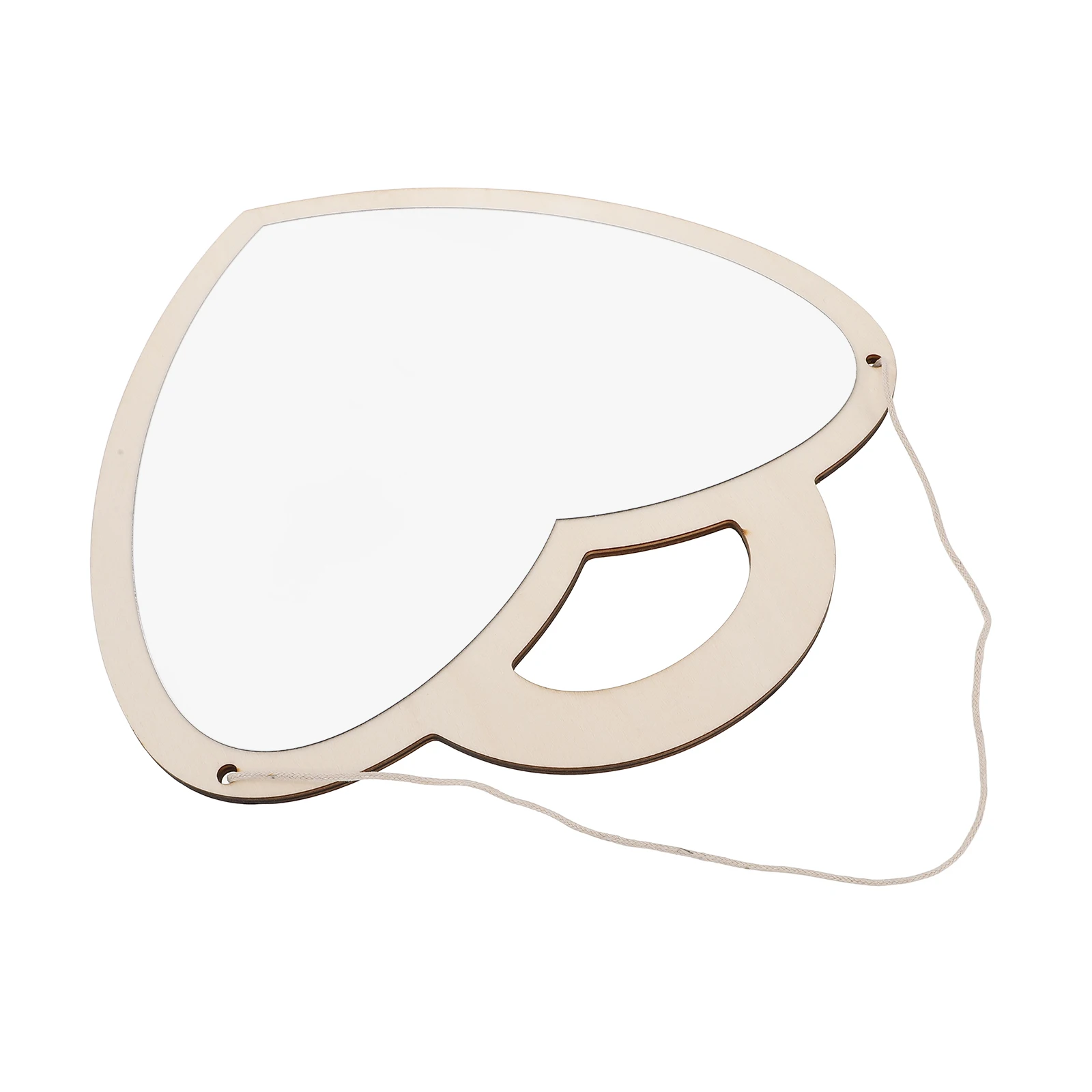 

Heart Lock Acrylic Mirror Wall Hanging Lightweight Small Wall Mounted Vanity Mirror for Kids Room Nursery Decor