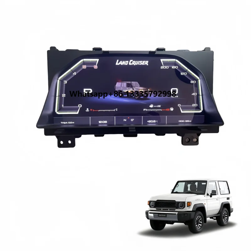 

New LCD Instrument Screen for Toyota' Land Cruiser Car Dashboard