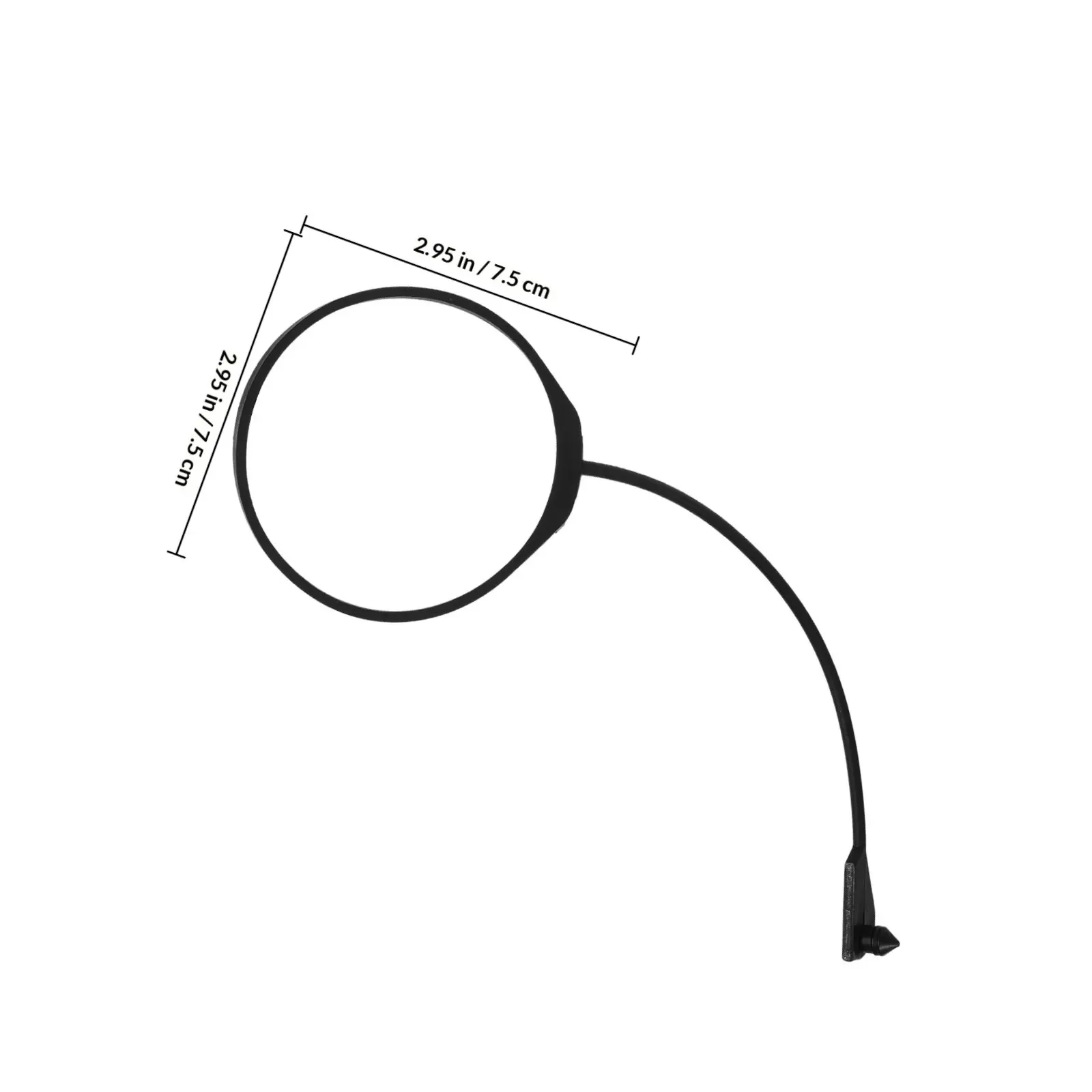 Car Gas Oil Rope Fuel Cap Tether Tank Black Auto Cover Gasket Replacement Accessories Parts