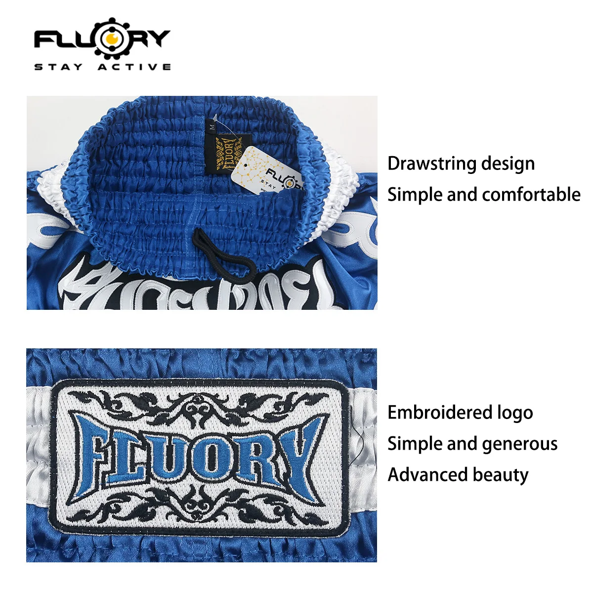 FLOURY Tai Boxing Shorts For Men And Women Martial Arts Training Apparel Boxing Pants With Logo Option Free Shipping MMA Shorts image 6
