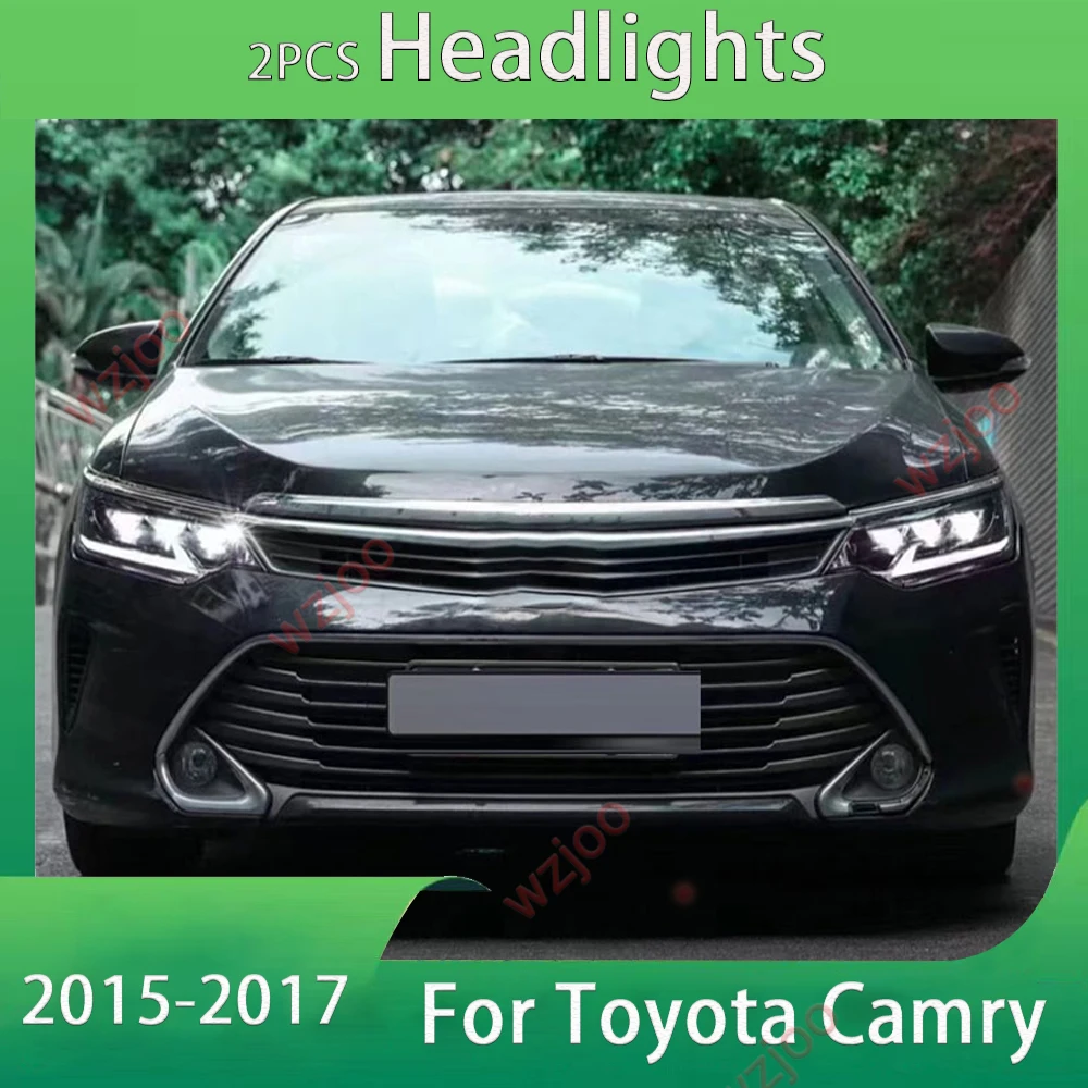 

Car Headlights For Toyota Camry 2015-2017 LED Car Lamps Daytime Running Lights Dynamic Turn Signals Car Accessories