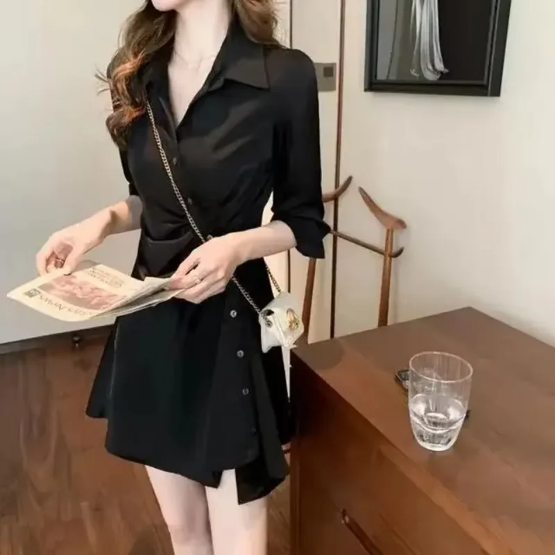 Vroege lentejurk voor dames Lentejurk 2025, nieuw temperament en modieuze rok, dameskleding 2025, jurken