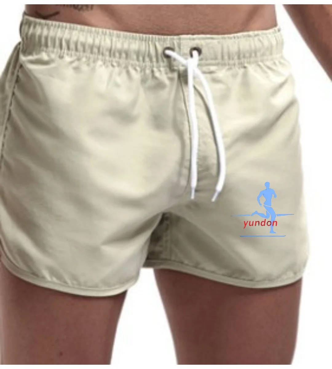 

Новинка 2025 года, сетчатые дышащие мужские модные спортивные шорты для фитнеса, быстросохнущие брюки для бега, летние тонкие тренировочные пляжные брюки