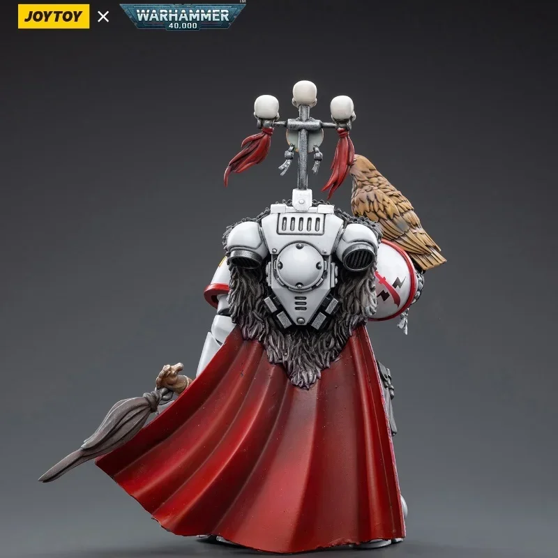 

40k 1/18 Action Figures White Captain Kor'sarro Khan Assault Intercessor Combat Bike Anime Military Toys in stock