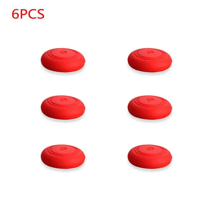 6 pezzi in Silicone Thumbstick Thumb Stick Grip Caps Cover per Nintend Switch Joy-Con Controller