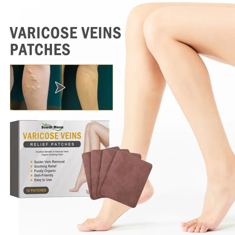 Varicose Veins Patches Treatment for Varicose Veins Vasculitis Phlebitis Spider Leg Anti Swelling Medical Angiitis Removal Patch