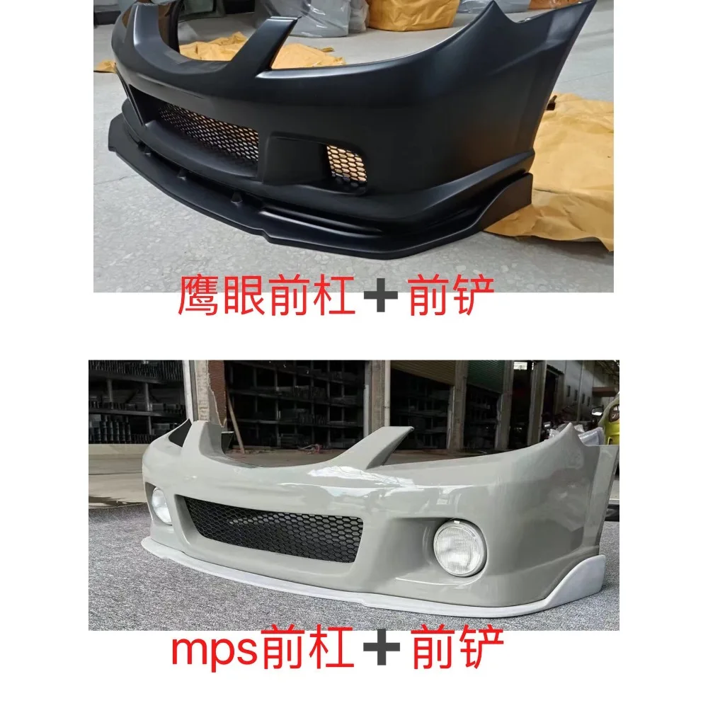 

Fit For Mazda 323 Modified Mps Body Kit Side Skirts Rear Lip Eagle Eye Bumper Spoiler Front Splitter Familia 323 Accessories