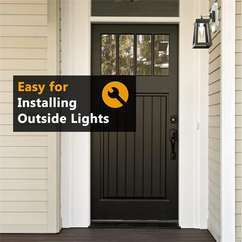 Classy-Siding Mounting Kit, 8141DBL Outdoor Light Mounting Block, Siding Mounting Plate For Lap Double And 4 Inch Siding