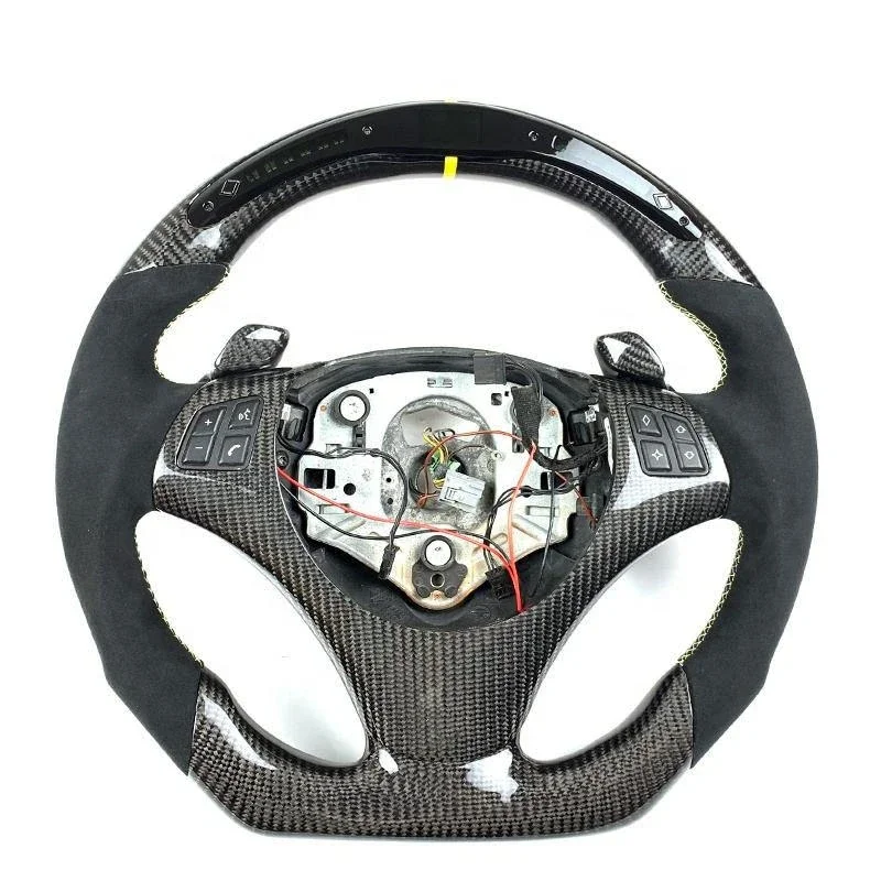 

LED Performance Carbon Fiber Steering Wheel For BMW 3 Series E82 E90 E87 E91 E92 E93