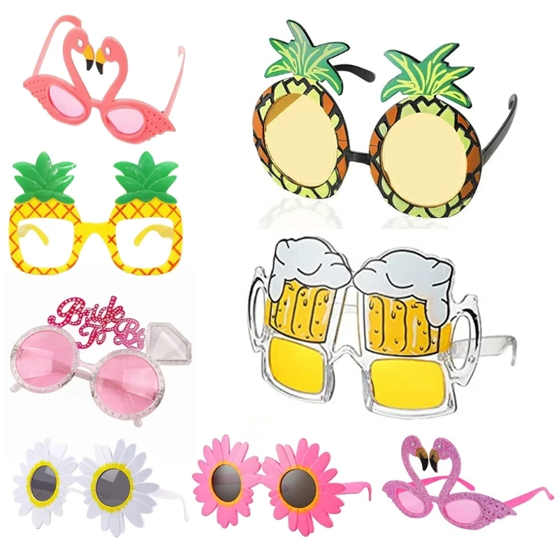 

Beach Sunglasses Party Favor Flamingo Party Glasses Hawaii Party Sunglasses Beach Glasses Funny Glasses Photo Glasses