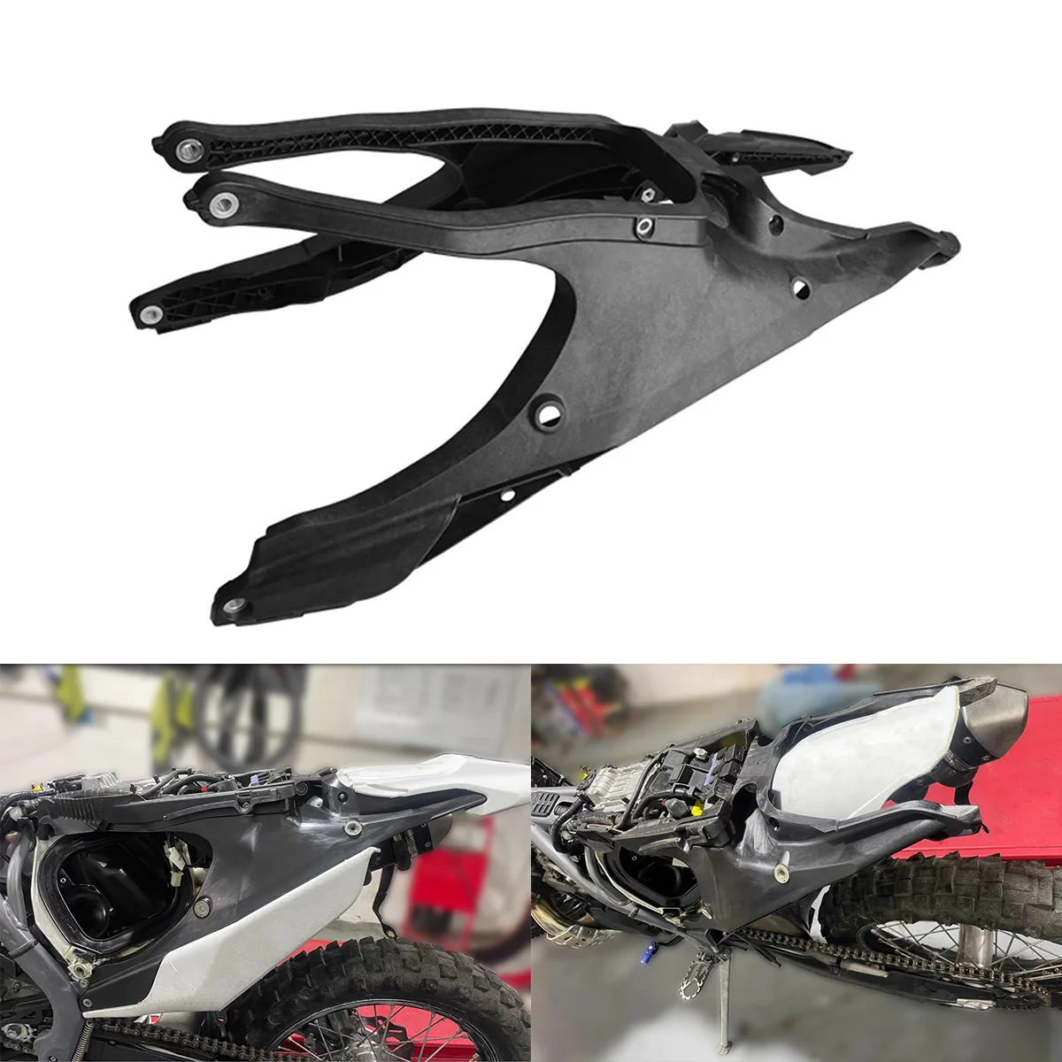 

For HUSQVARNA FE TC FC TE FX HJ250H 2019-2022 Motorcycle Left Right Subframe Rear Seat Support Frame Tailstock Bracket Fixed