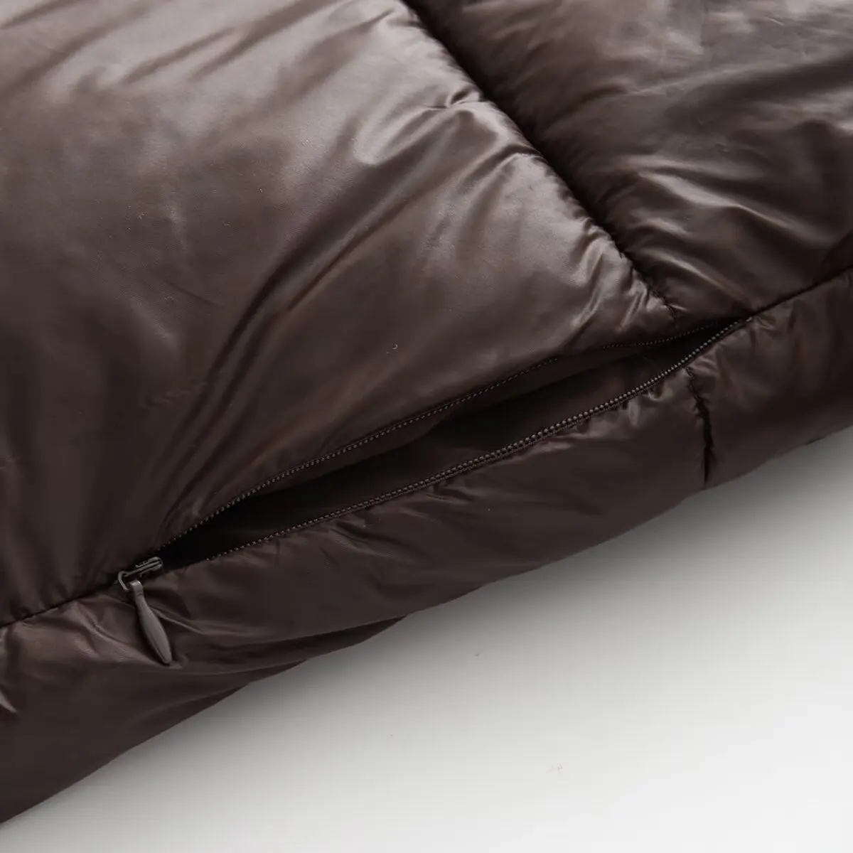 JNLEAOG Donna Faionable Piumino di cotone Jaet Colletto alla coreana Autunno Inverno Street Sle Lungo Sve Cerniera Colore puro