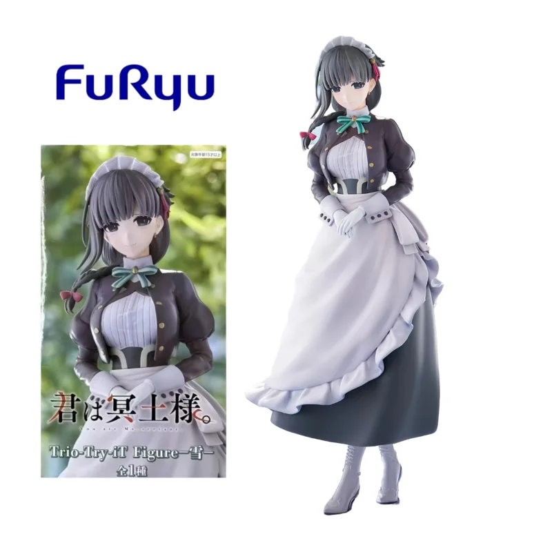 متوفر في المخزون الأصلي FURYU Trio-Try-iT Kimi Wa Meido-sama يوكي شيوي أنيمي الشكل دمية الحلي نموذج جمع لعبة هدية للطفل #1