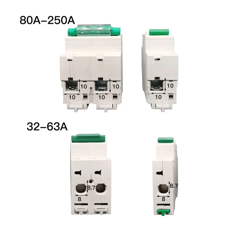 1P 80A 100A 125A 150A 200A 250A wyłącznik prądowy DC 12V 24V 48V ogniwa słoneczne RV jacht lifepo4 wyłącznik ochronny akumulatora