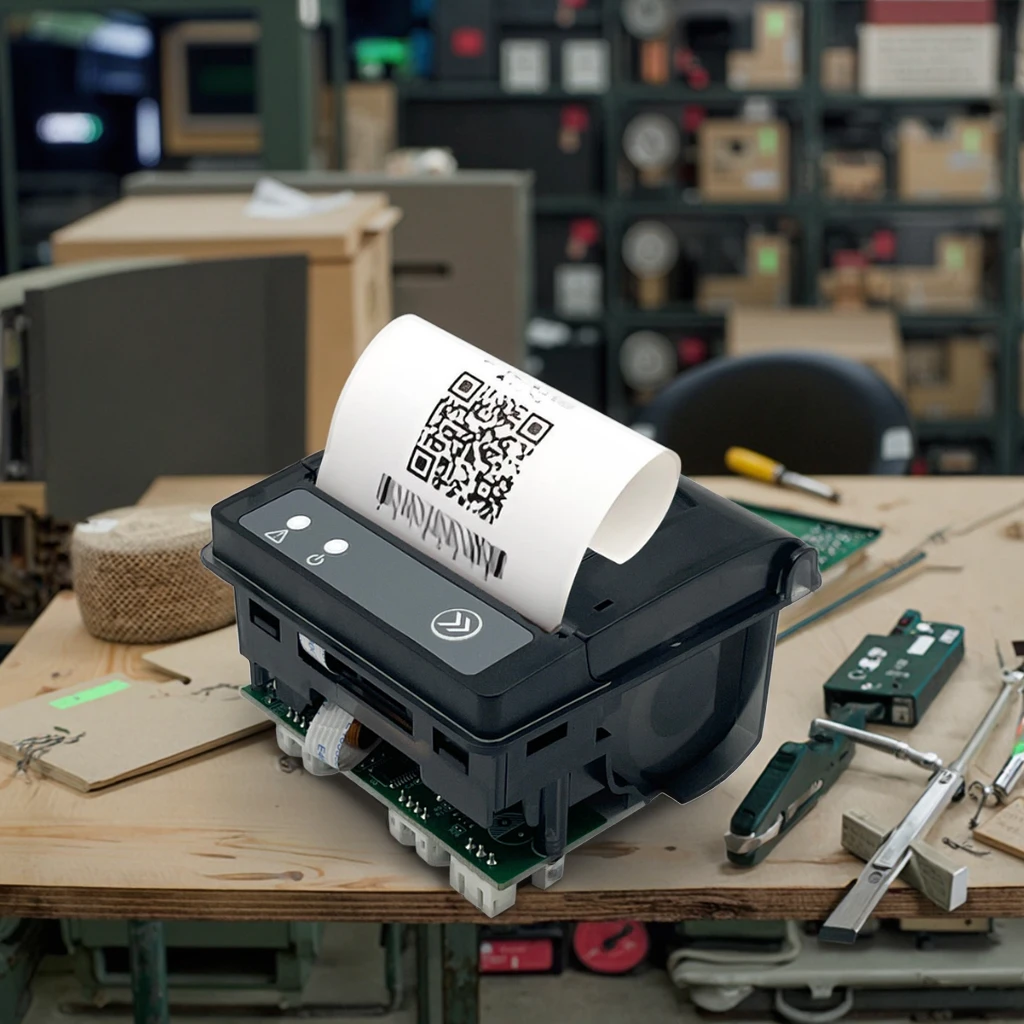 

Недорогой мини-термопринтер чеков 58 мм с RS232+TTL, встраиваемый панельный принтер-модуль, опционально с беспроводным Bluetooth