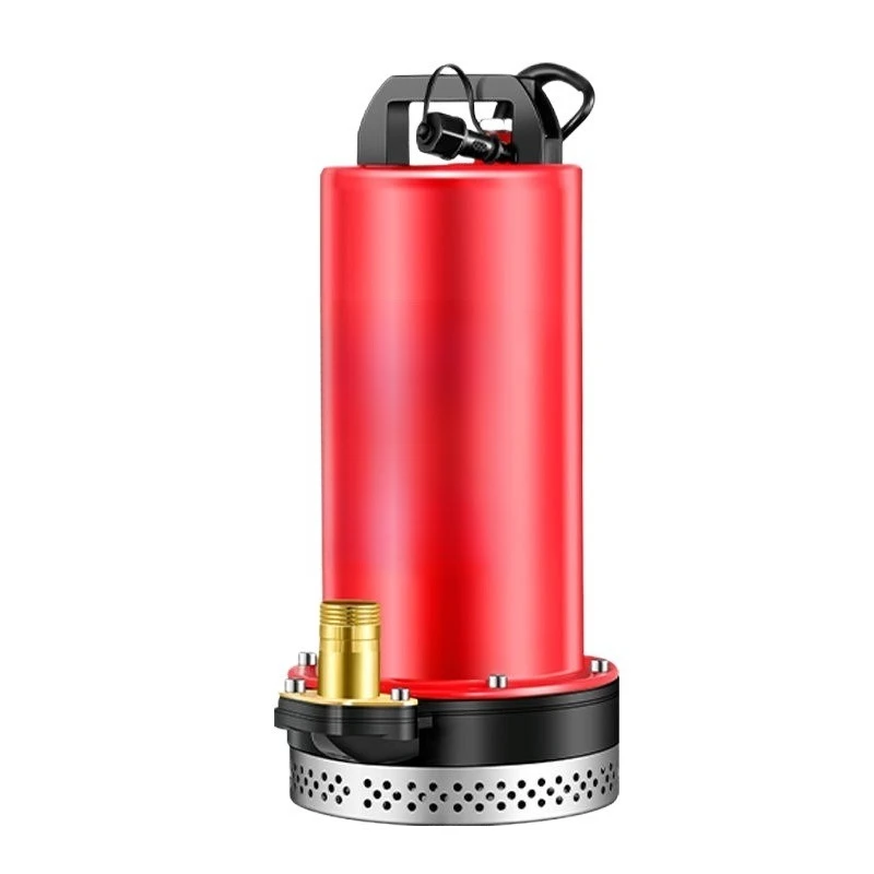 

Remote control rechargeable submersible pump, long battery life agricultural irrigation 12V