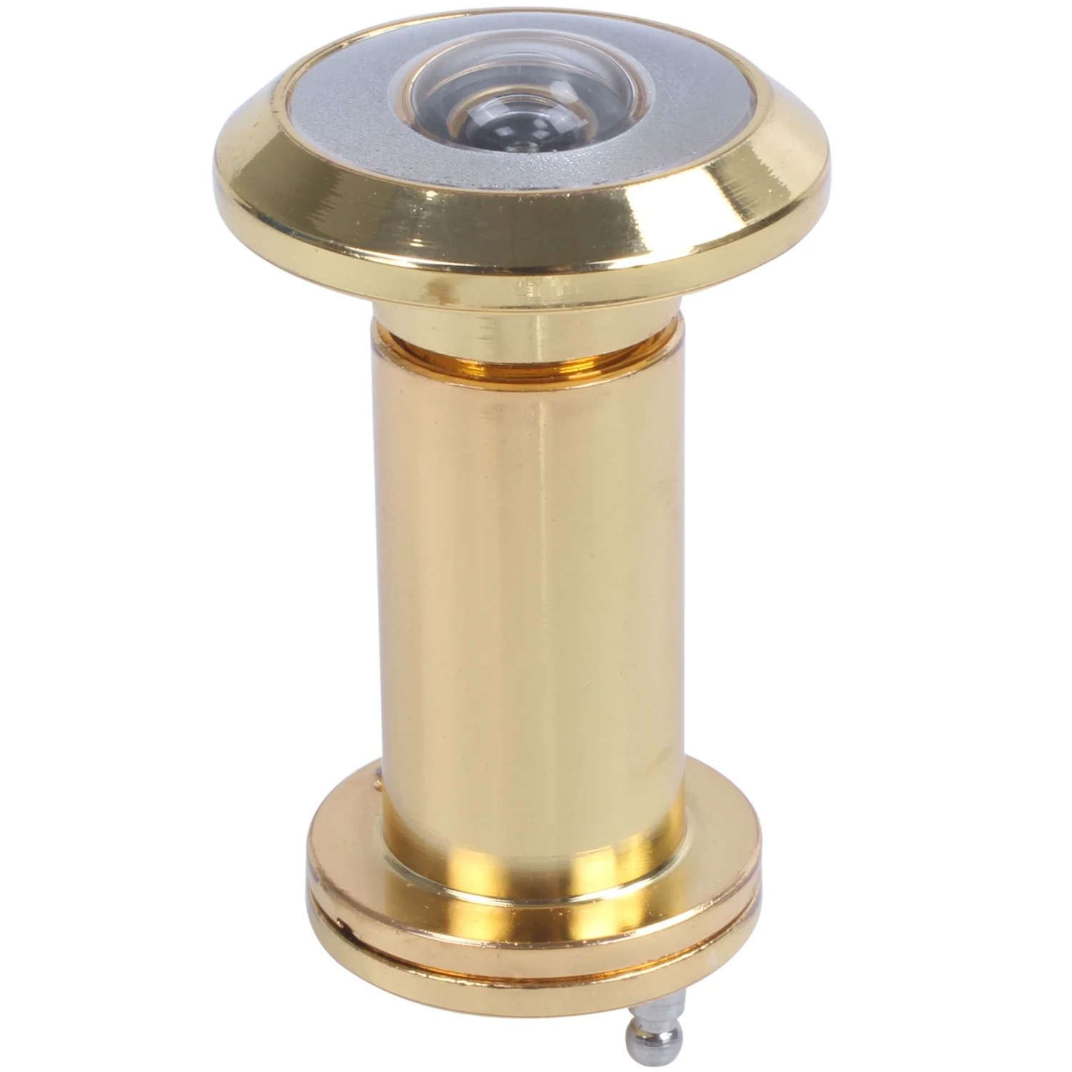 A64E 200 Degree Retractable 36-58mm Security Door Viewer Peephole Peep Hole Spyhole + Cover, Gold