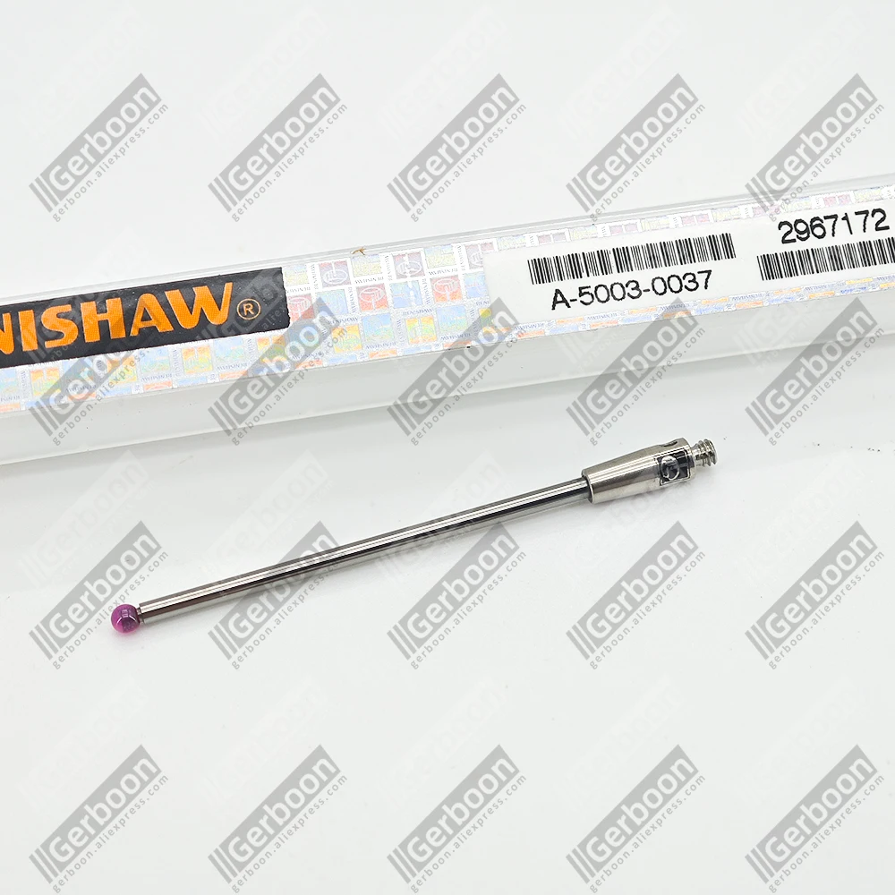 Renishaw A-5003-0037 EWL 32.5mm M2 Ø 2mm Ruby Ball Tungsten Carbide Rod Probes for Three-Coordinate Measuring Machine CMM