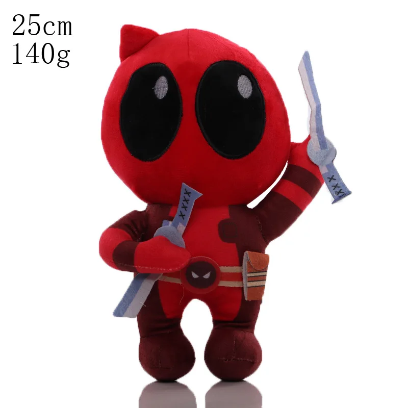 New Marvel Deadpool Toys Cartoon Action Figures Ornament Soft Dolls Pendant Decor Kids Birthday Gifts Kawaii Xmas Present