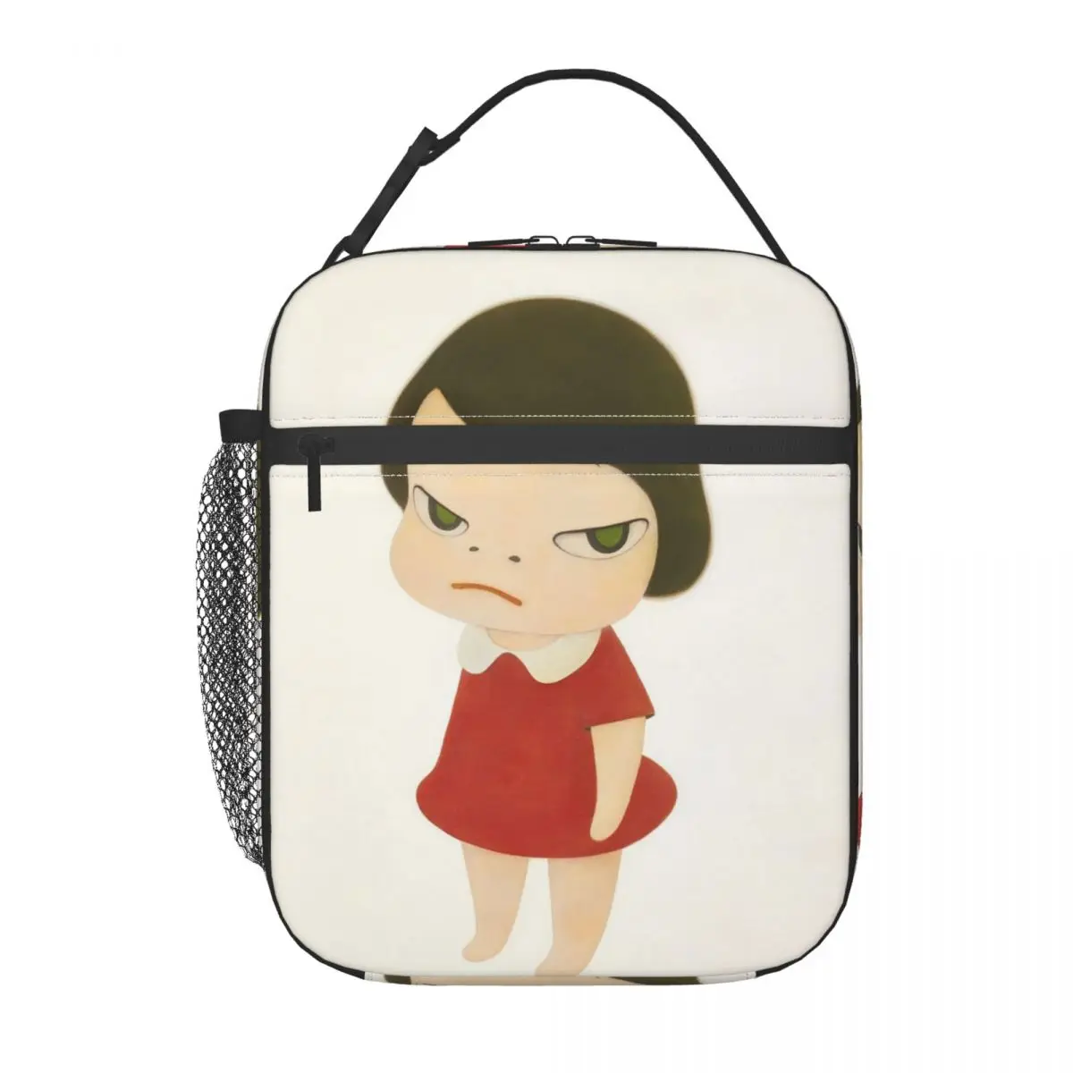 Yoshitomo Nara Insulated Lunch Bag Thermal Bag Reusable Leakproof Tote Lunch Box Bento Pouch Beach Travel