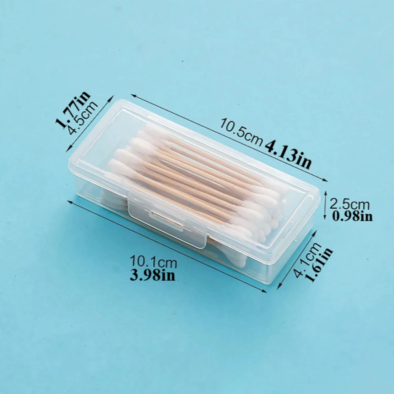 1PC Portable Travel Box Cotton Swab Holder Case Detal Floss Jewelry Organizer Container Dust-proof Jewelry Accessories Box