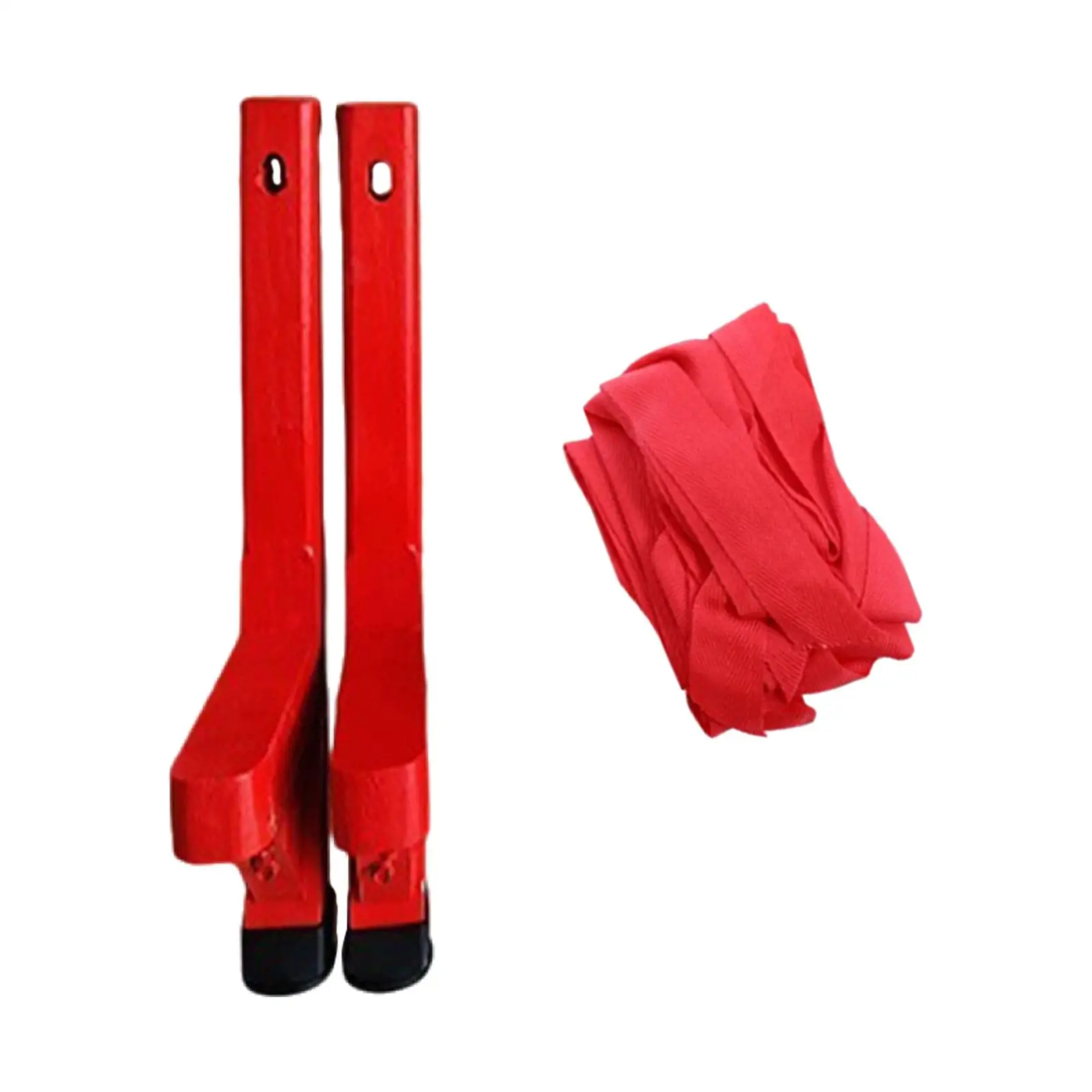 Wood Walking Stilts Traditional Performance Props for Children Adults Adjustable Leg Straps Balance Developing Toy for Cosplay