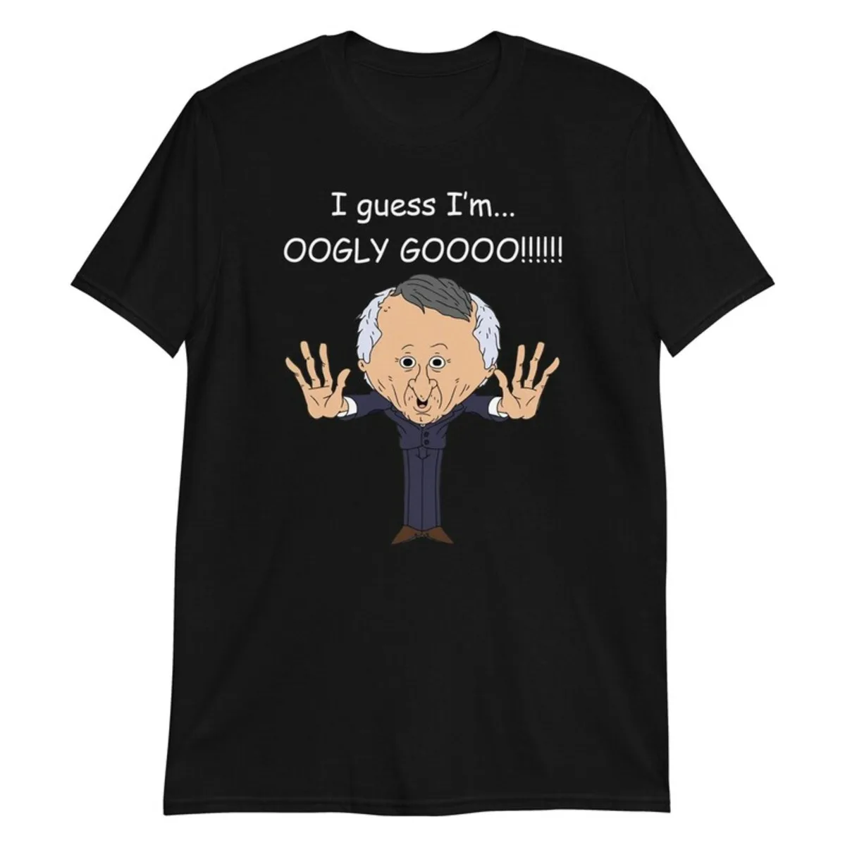 Camiseta con estampado de dibujos animados para adultos, camiseta informal Unisex con estampado de Smiling Friends Mr Boss Oogly Goo, ropa de calle