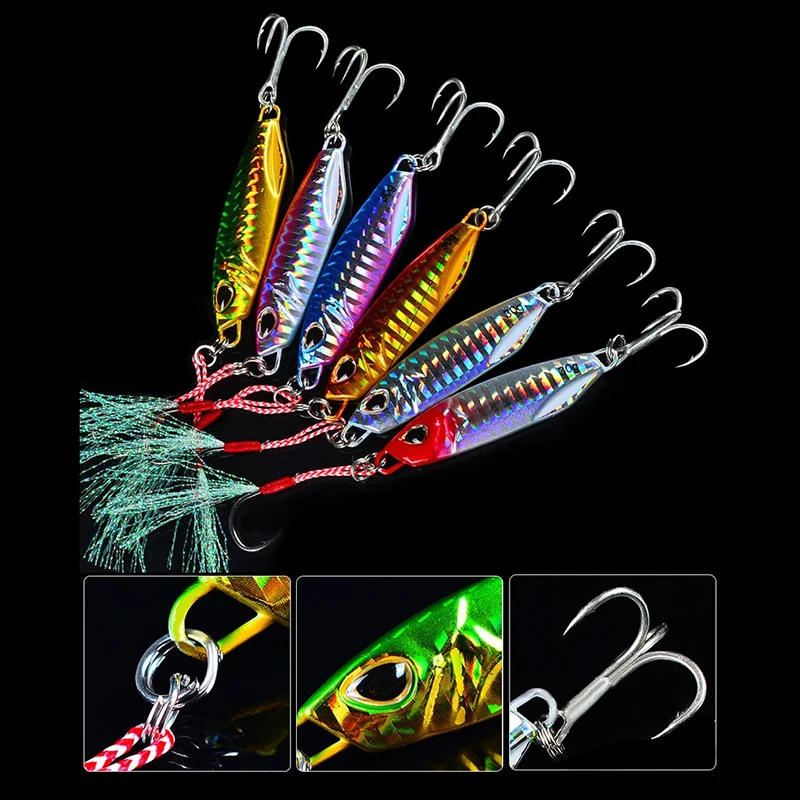 

1Pcs Artificial Jigging Lures 10/15/20/30/50g Laser Japan Duo Metal Jig Fishing Bait Slow Jig Lead Fake Lure Fishing Trackle