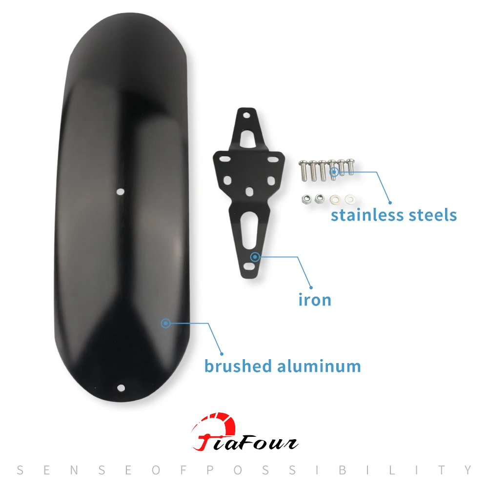 FIT For Street Twin 900 Speed Twin 900 Street Scrambler 900 Motorcycle Mudguards Front High Mounted Fender Splash Guard - Image 3