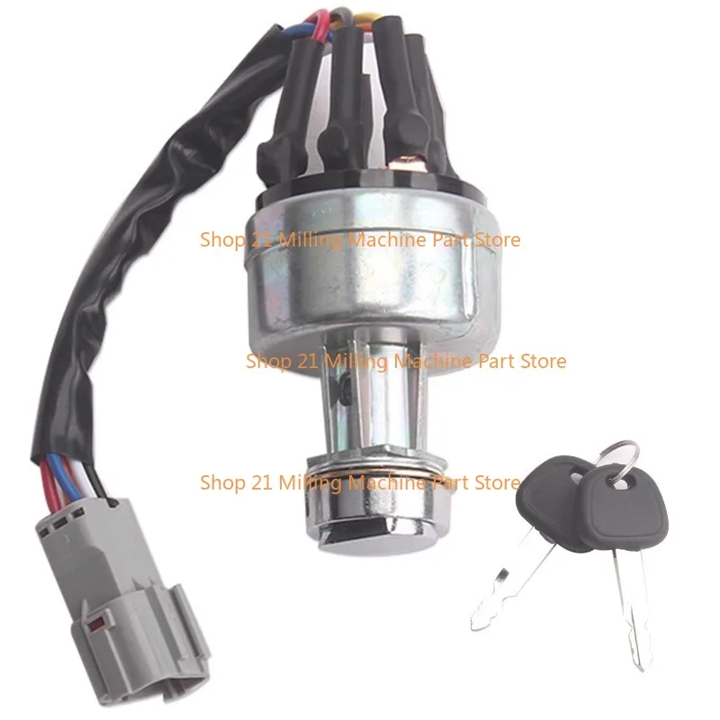 

1PC Ignition Start Switch for HYUNDAI R60/150/215/225/305/335-7-9 Excavator