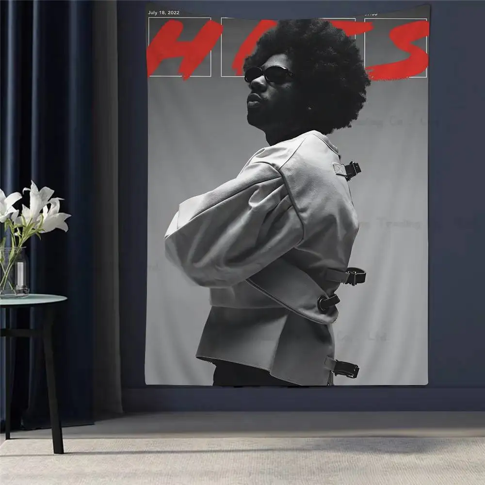 

Brent Faiyaz 'Wasteland Music_6X Hippie Wall Hanging Tapestries Art Science Fiction Room Home Decor Kawaii Room Decor