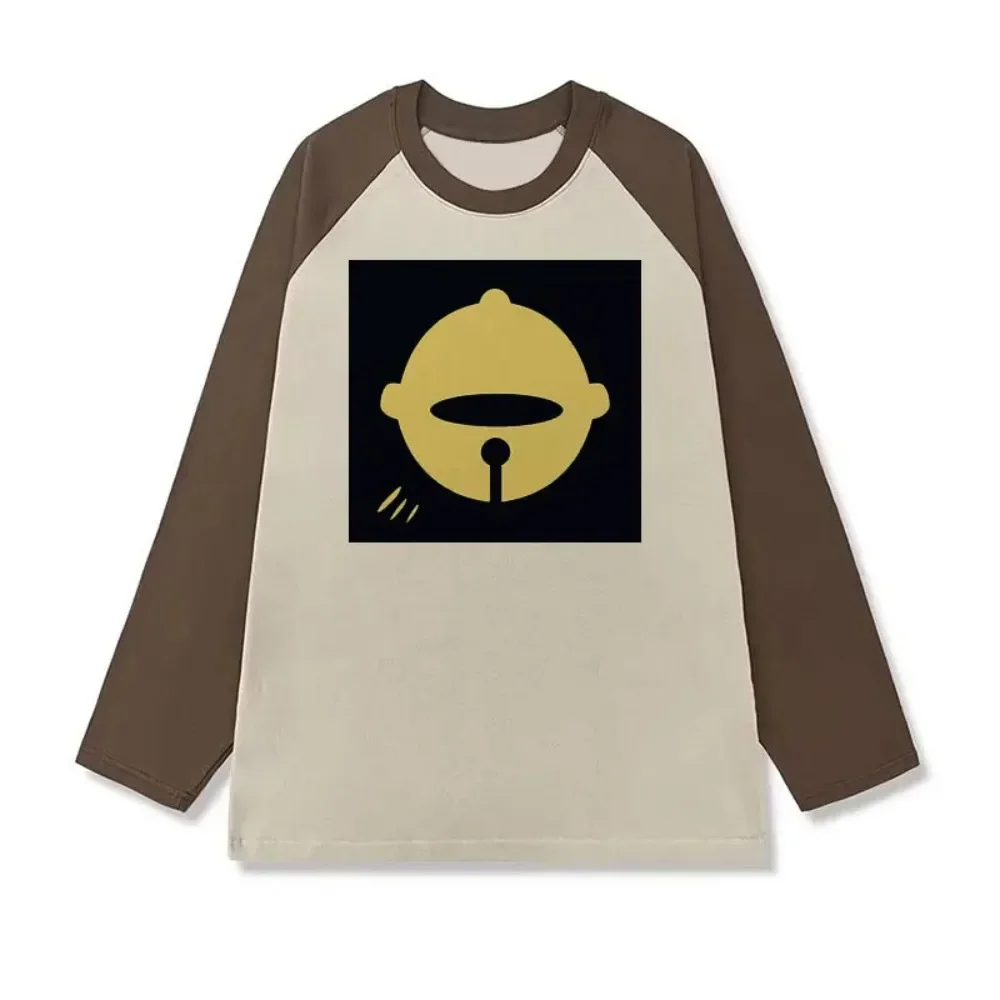 أنيمي Reze تي شيرت طويل الأكمام تأثيري المتضخم خمر بالمنشار الرجال ملابس حريمي اليابانية مانغا تي شيرت الملابس Harajuku Y2k