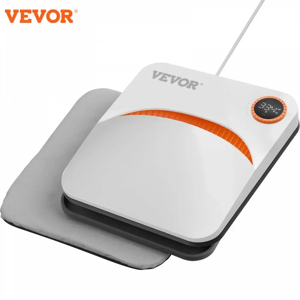 VEVOR Heat Press Machine  Portable Shirt Printing Multifunctional Sublimation Transfer Heat Press Machine  Coated