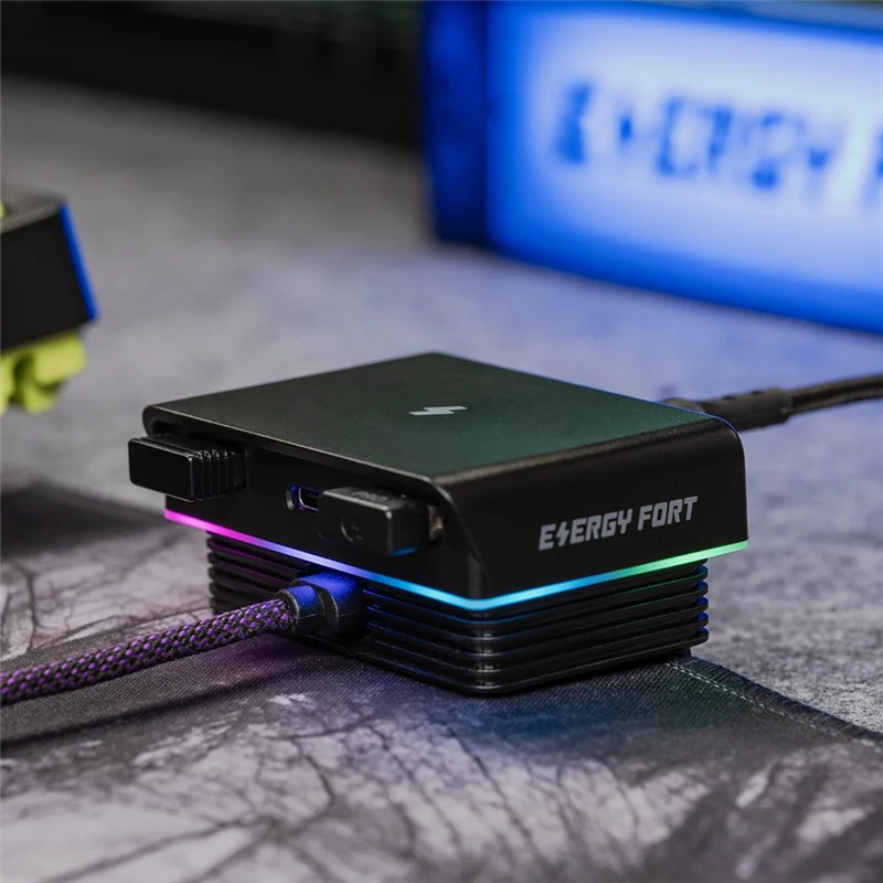 Магнитная зарядная док-станция для мыши RGB для Logitech G PRO X SUPERLIGHT 2 MX Master 3S 3 Anywhere VGN VXE R1 Max AJAZZ AJ199