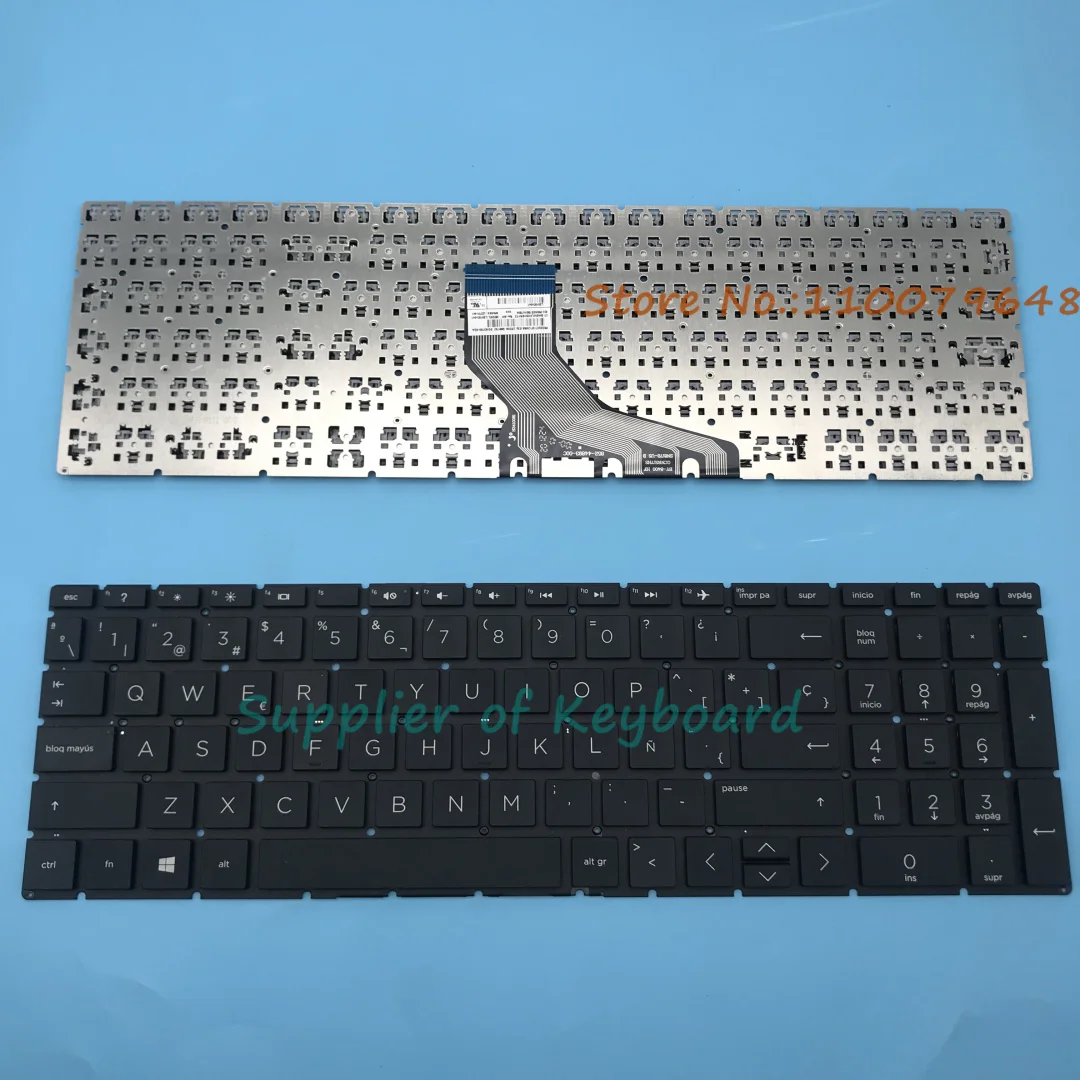 

NEW Latin Spanish Keyboard For HP home 15-da0057la 15-da0060la 15-da0061la 15-da0130ns 15-da0135ns 15-da0140ns Silver/Black