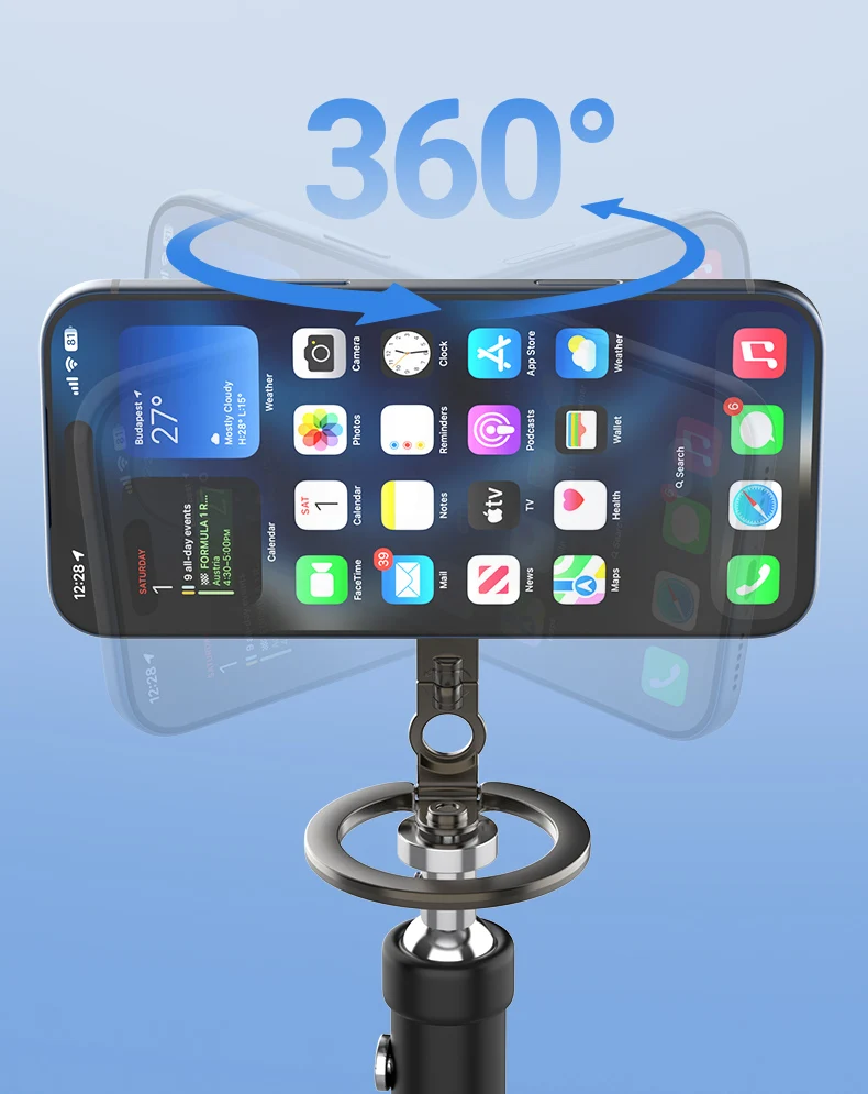 Soporte Magnético de Doble Cara para Teléfono Móvil, Accesorios de Fotografía Magsafe, Hebilla Magnética para iPhone 17 