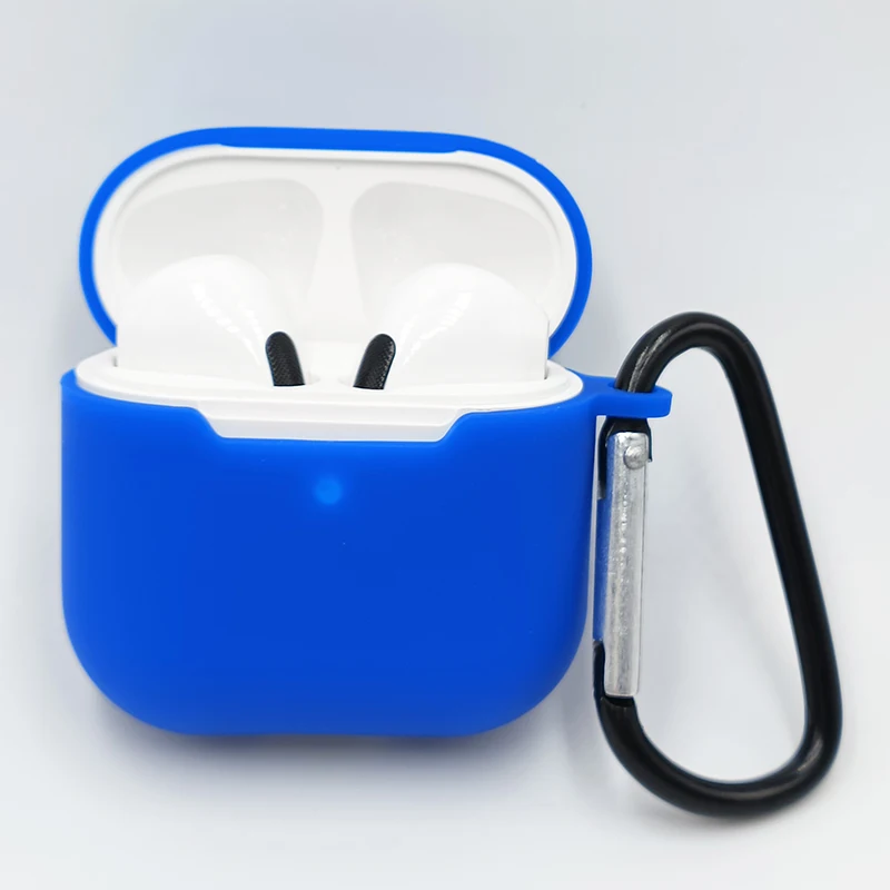 Silicone Case para Apple AirPods Pro 4, fones de ouvido Bluetooth, TWS, Mini, Headsets Acessórios