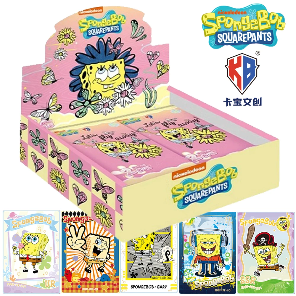 

SpongeBob SquarePants Collection Card For Children Squidward Tentacles Fun Humorous Anime Exquisite Limited Game Card Kids Gifts