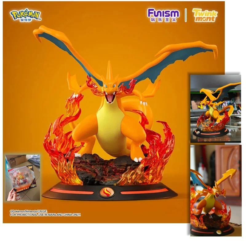 funism-pokemon-charizard-y-figure-anime-collectible-model-desktop-ornament-statue-toy-birthday-gift-for-fans-peripheral