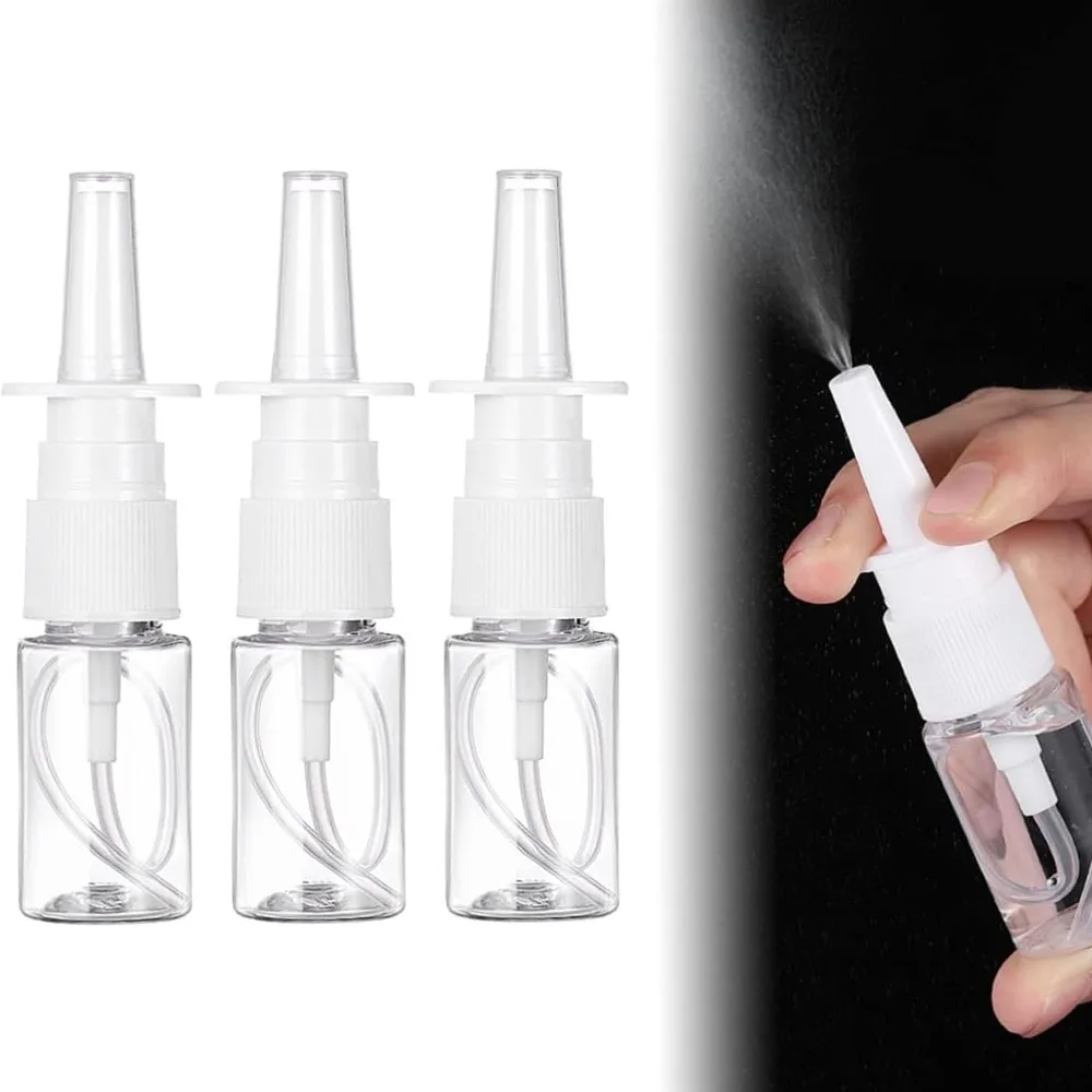 20 Stück Leere Nachfüllbare Nasenspray-Flaschen aus Kunststoff, Feinzerstäuber, Make-up-Wasserbehälter 5ml/10ml/20ml/30ml/50ml – Detail 2