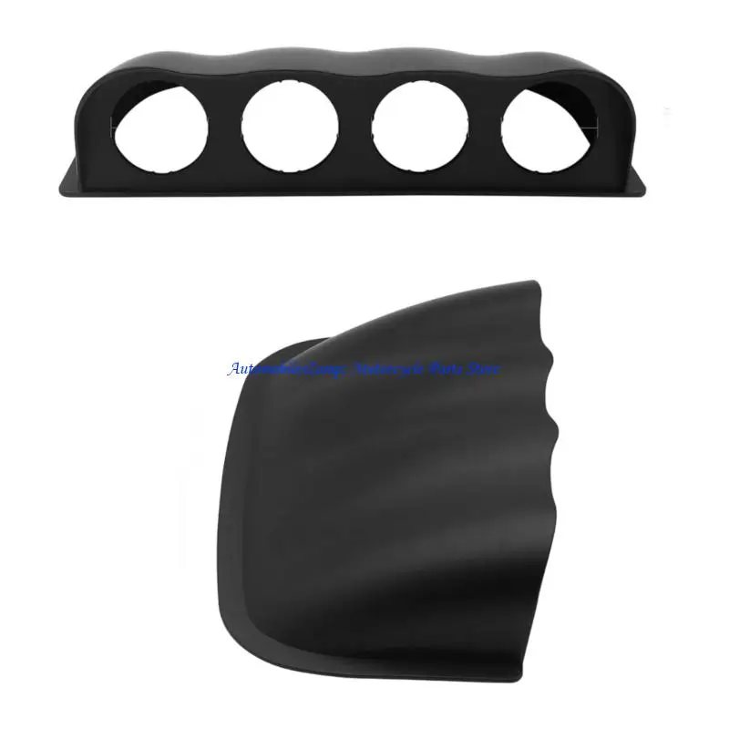 H7BD Vehicle Interior Gauge 52Mm Quads Gauge Mounting Panel for DIY Dashboard Setup